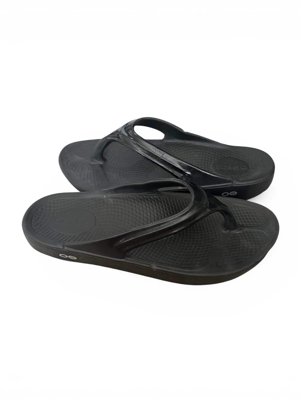 OOFOS OOriginal Sandals Women’s Size 10 Black Recovery Flip Flops